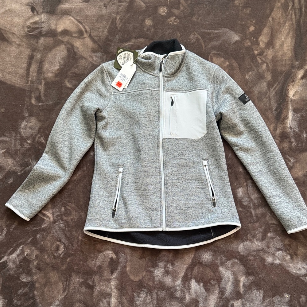 Bass Pro Shops woman’s Gray and Black  conservation foundation Monument jacket